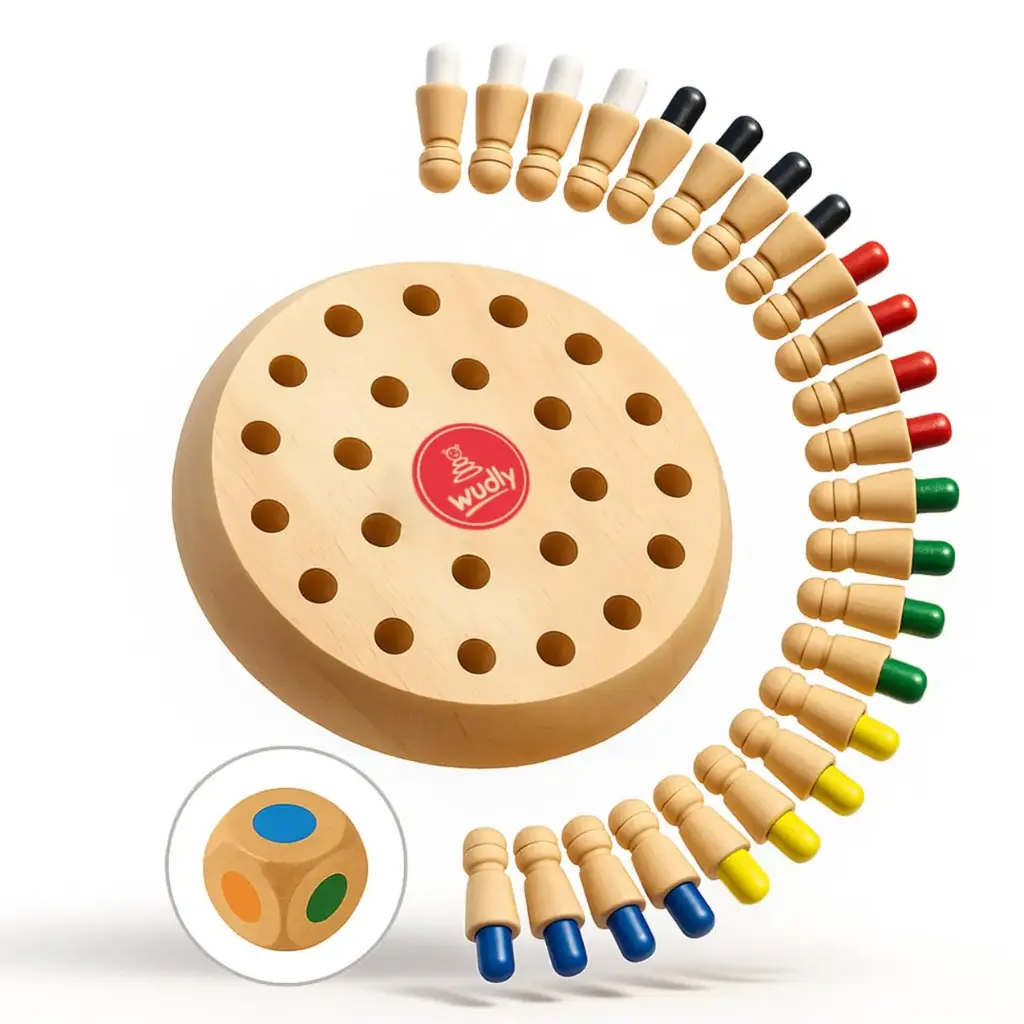 WUDLY® Brain Booster Wooden Game for Kids 7+ Years