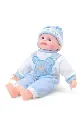 INDIJOYTOYS Realistic Doll for Babies Soft Cute Dolls for Kids Little Boy Toy Baby Boy Doll Playset Baby Movable Arms
