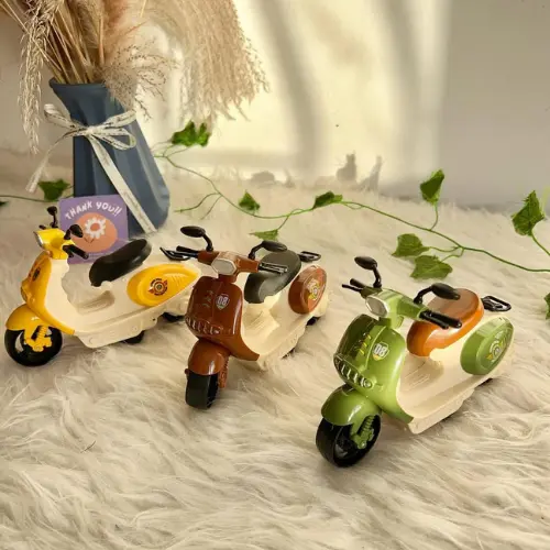 INDIJOY TOYS Scooter Toy – Pull Back Fun! 🏍️✨(Pack of 1)